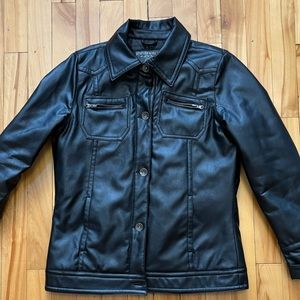 Faux Leather Jacket